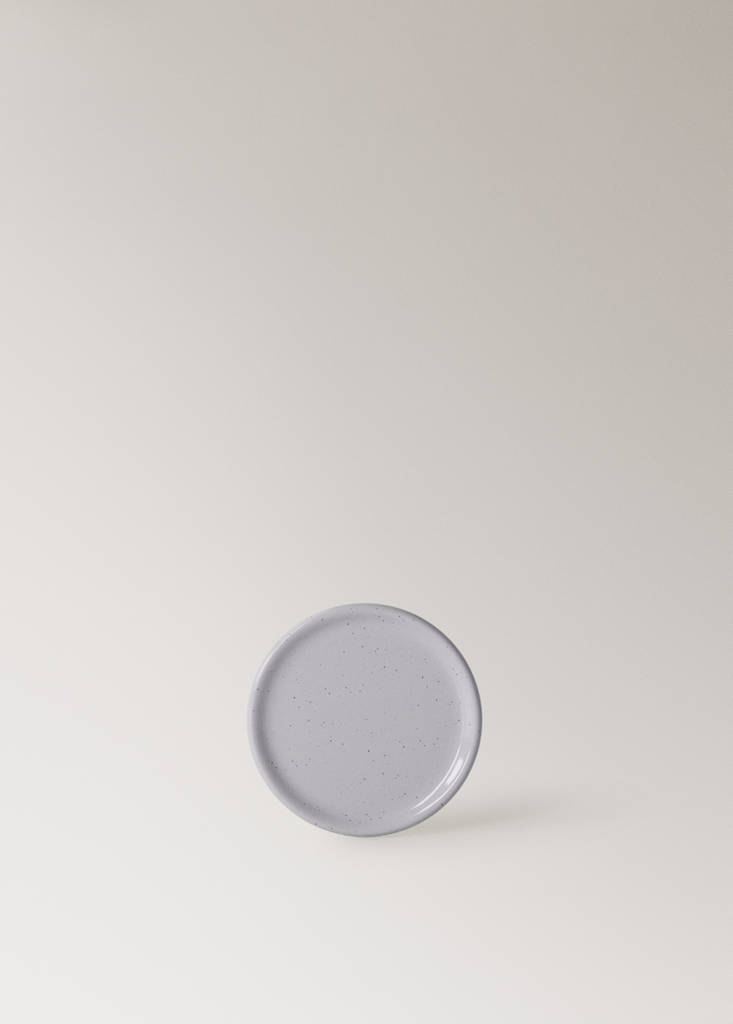 Stoneware coasters with spots — Blue