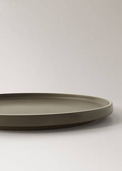 Stoneware dessert plate — Chocolate 3