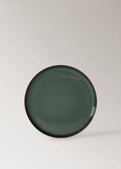 Smooth stoneware dinner plate — Coffee 6