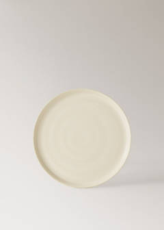 Smooth stoneware dinner plate — Prussian Blue 6