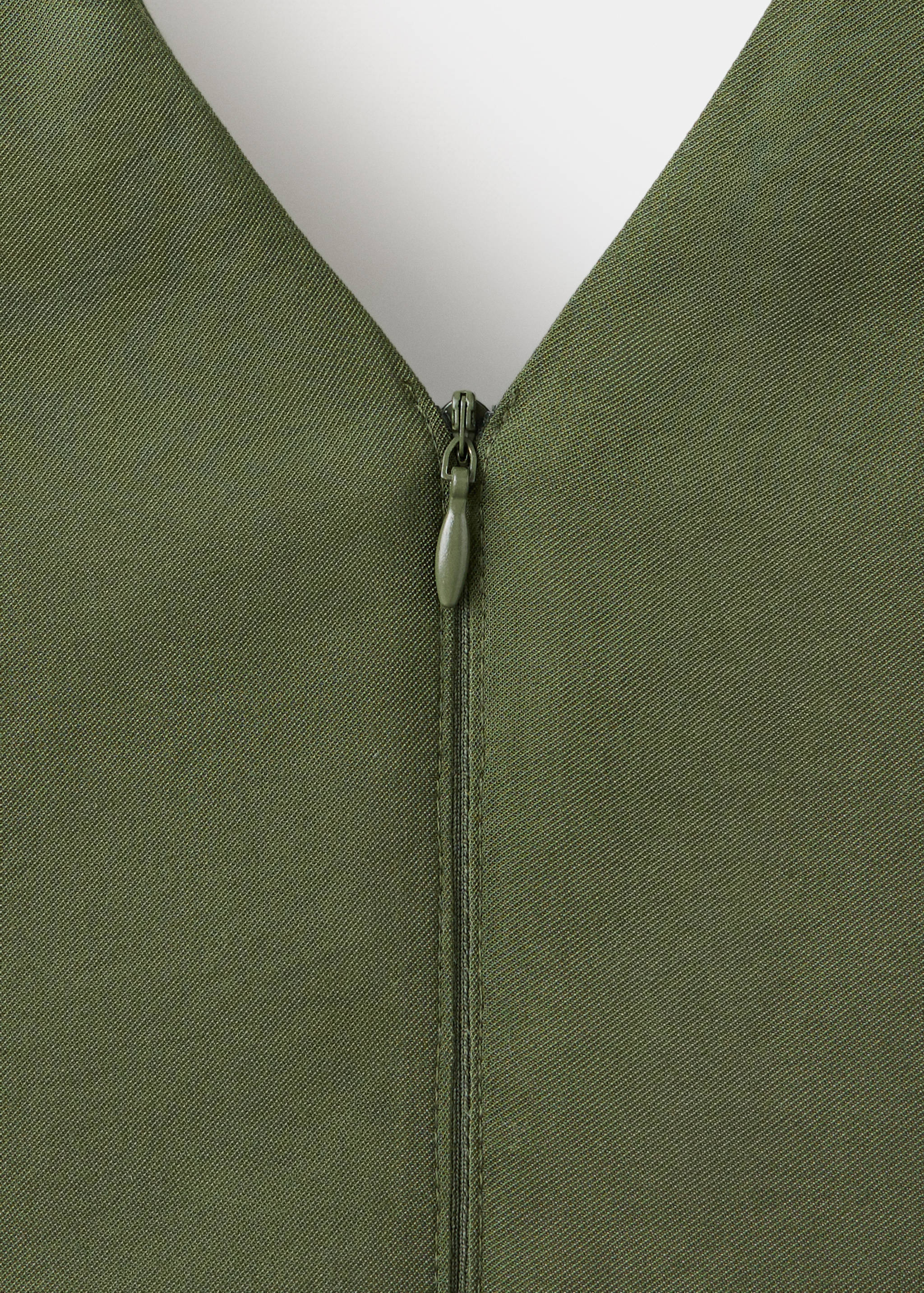 Midi dress with V-neck - Details of the article 0