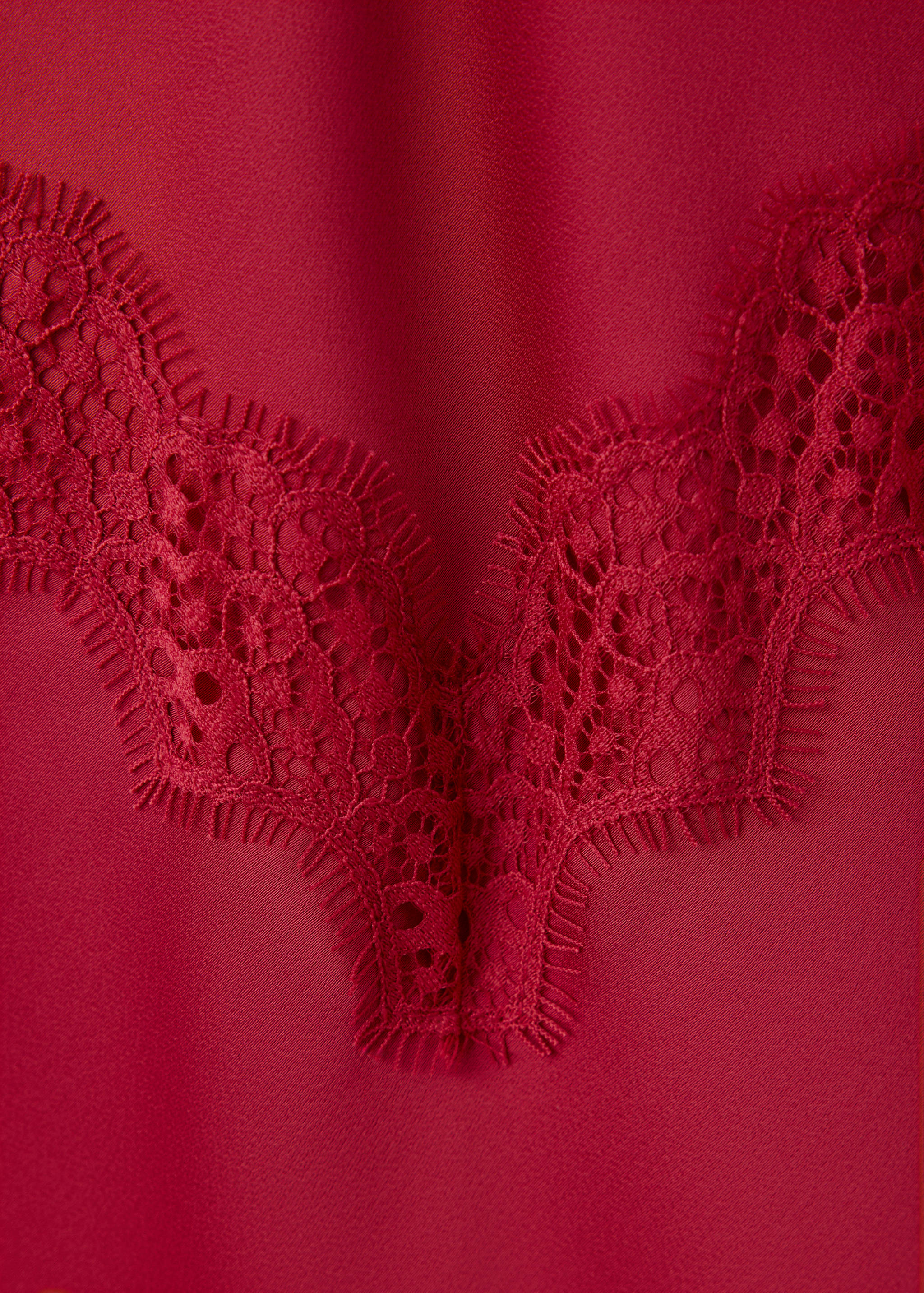Satin lace dress - Details of the article 0