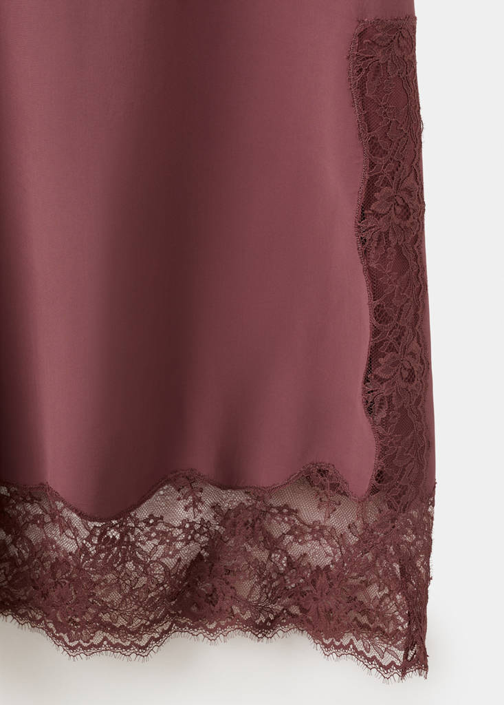 Lace camisole dress — Cherry