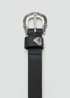 Metal detail belt — Black 3