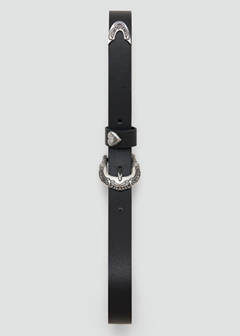 Metal detail belt — Black 4