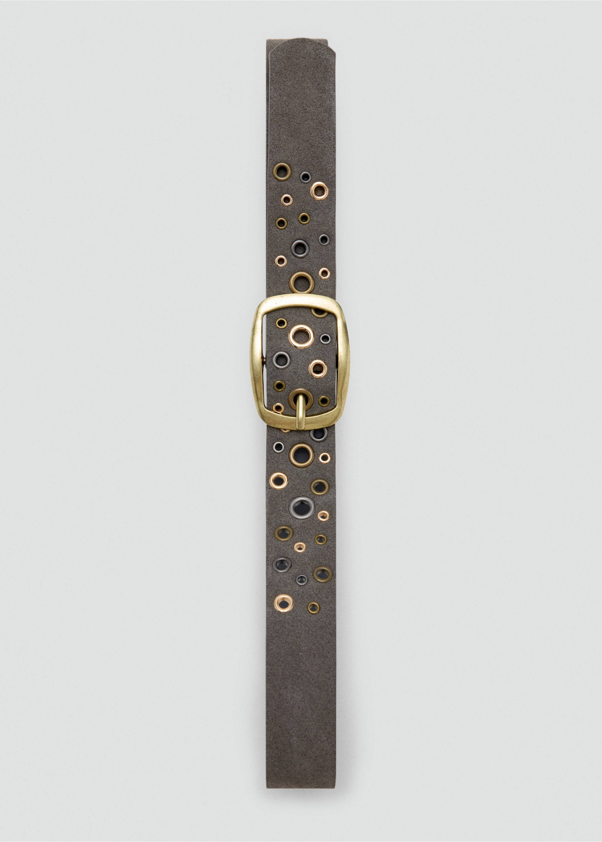 Belt leonor - Details of the article 2, Grey. Ref: 37003880-00.