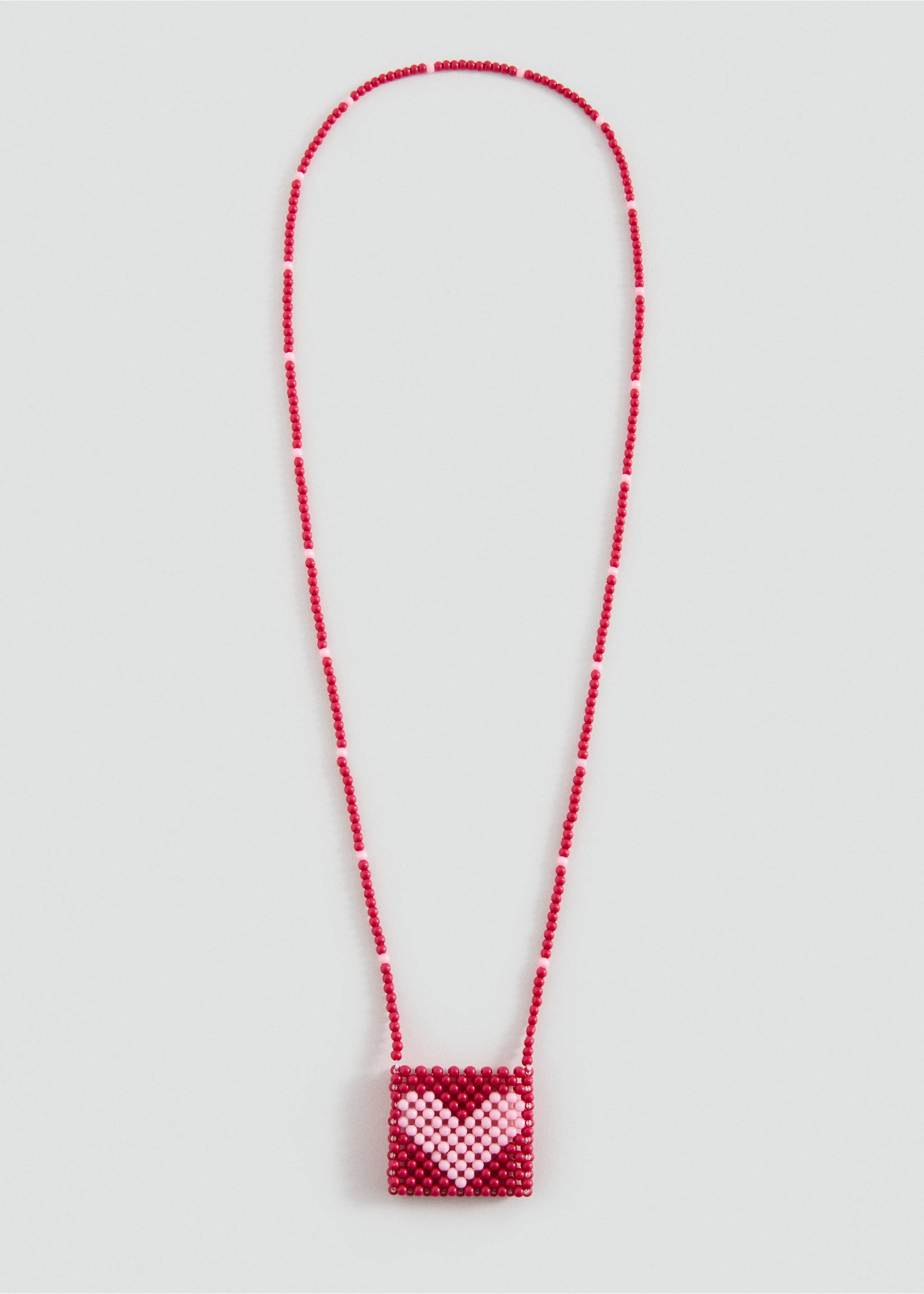 Necklace heart - Article without model, Pink. Ref: 37003890-00.