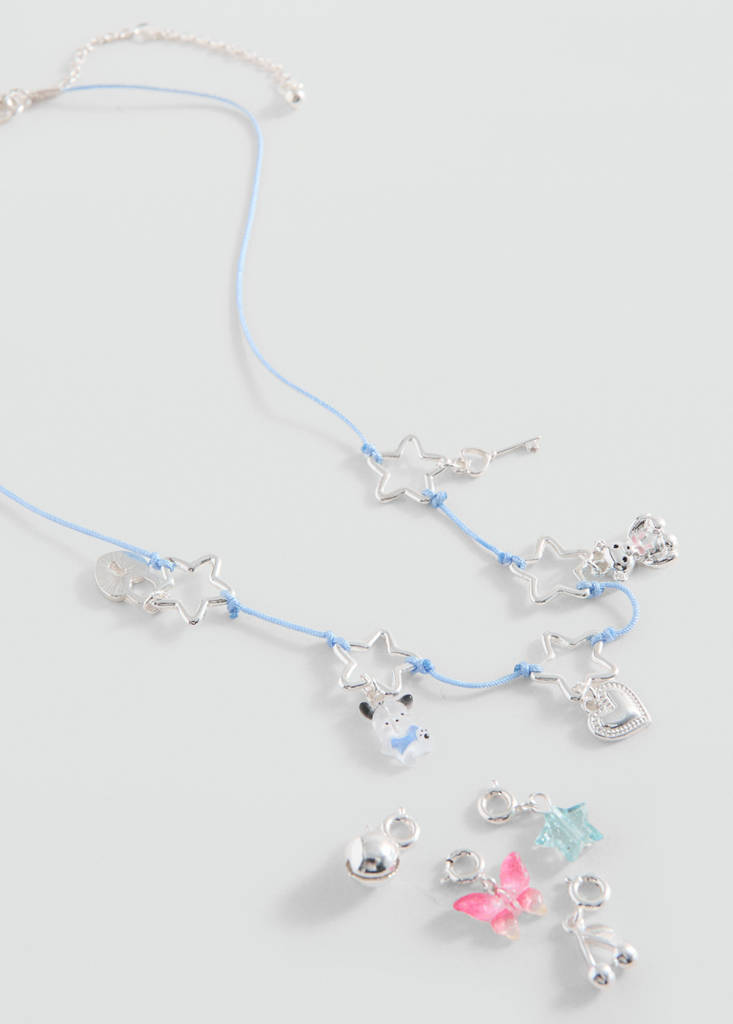 Star charms necklace — Silver