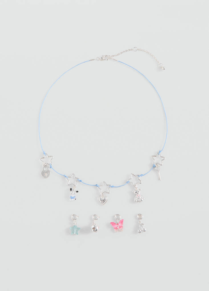 Star charms necklace — Silver
