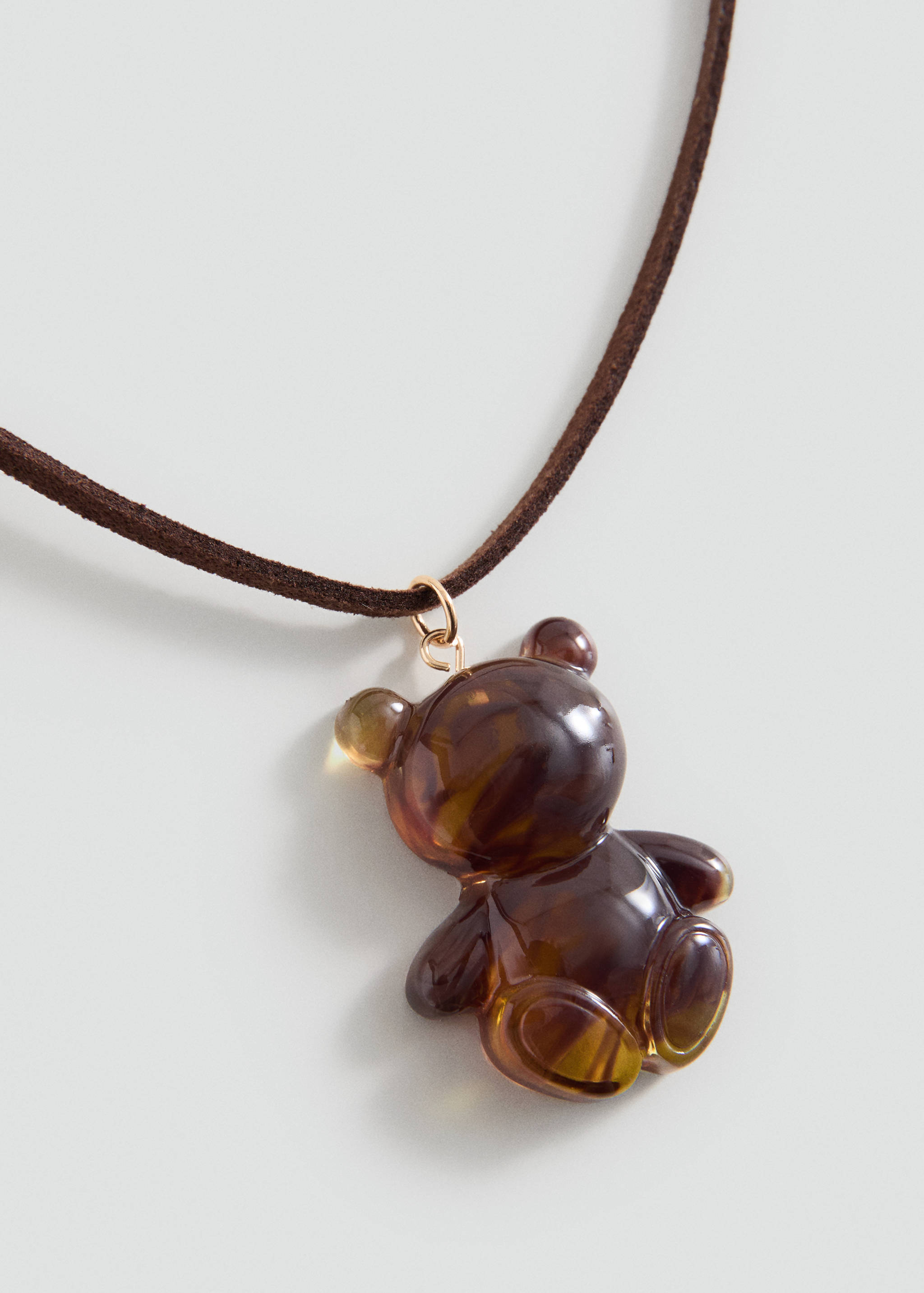 Bear pendant necklace - رؤية وسط