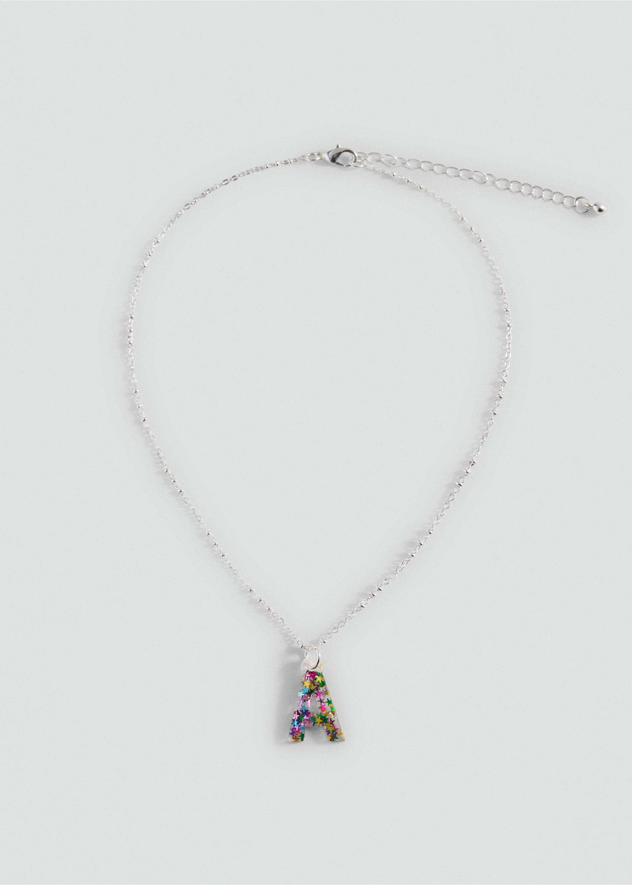 Collier pendentif lettre - Article sans modèle, Argent. Ref: 37003899-00.