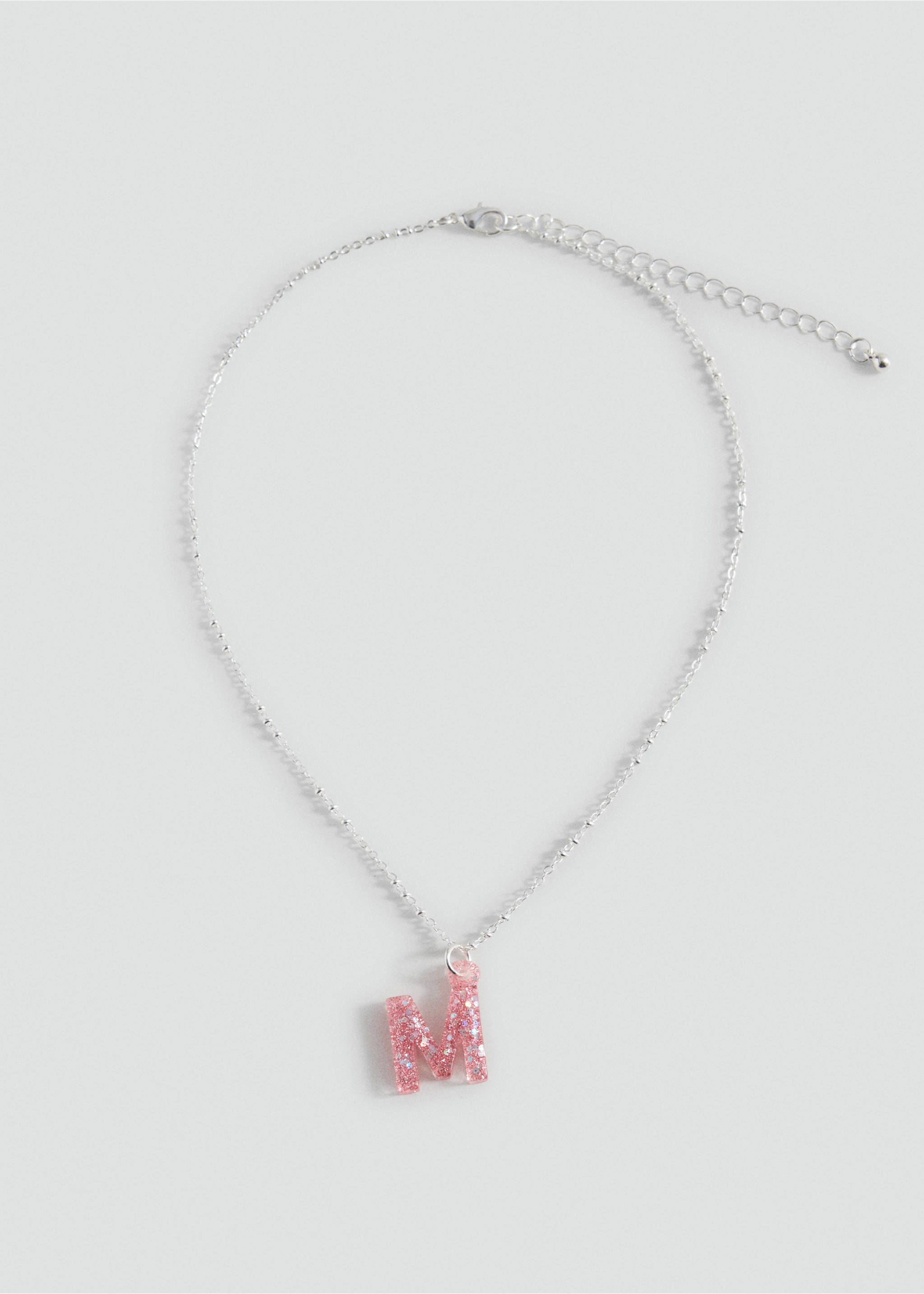 Letter Pendant Necklace - Article without model, Silver. Ref: 37003900-00.