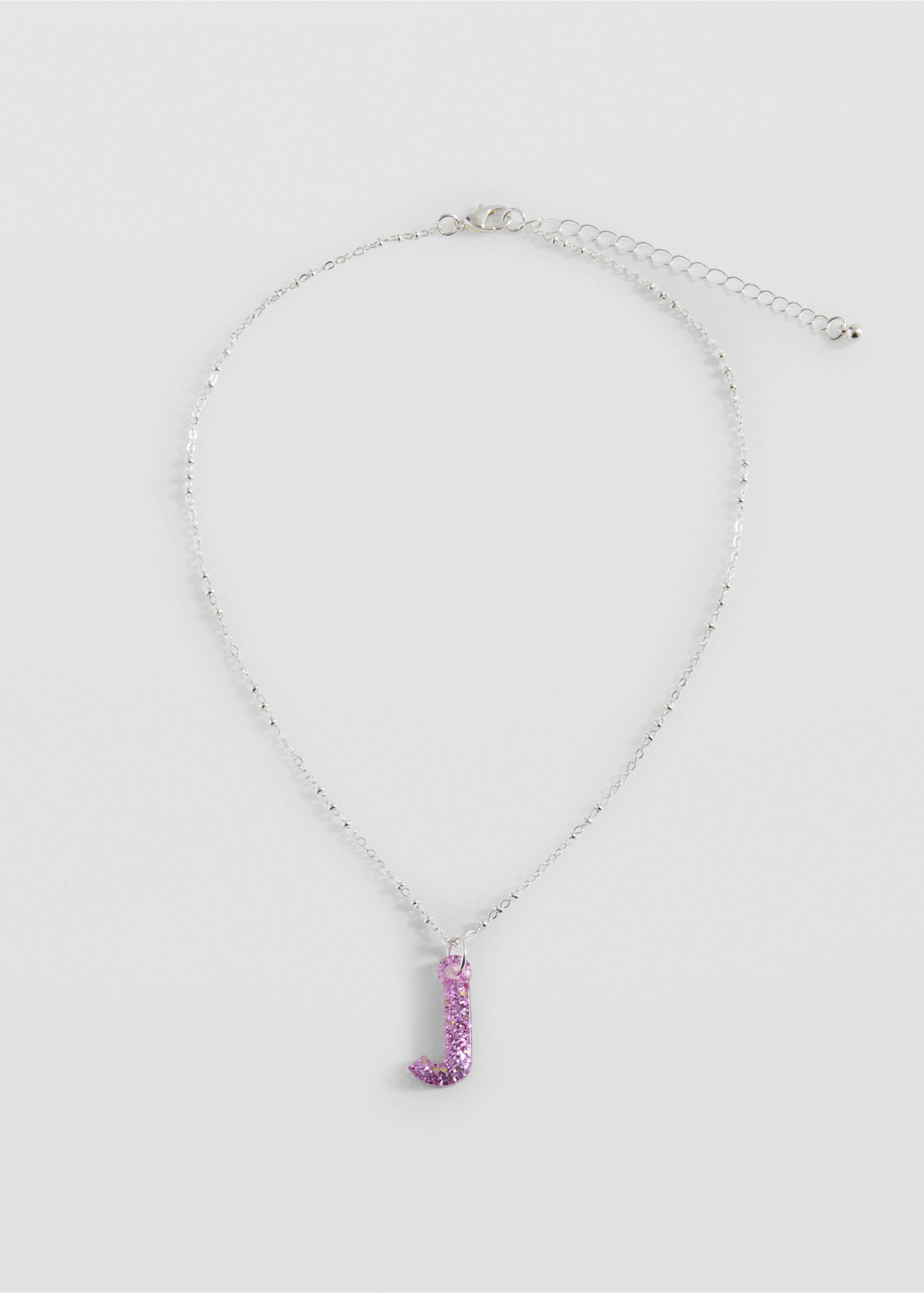 Colar com pingente de letra - Artigo sem modelo, Prata. Ref: 37003904-00.