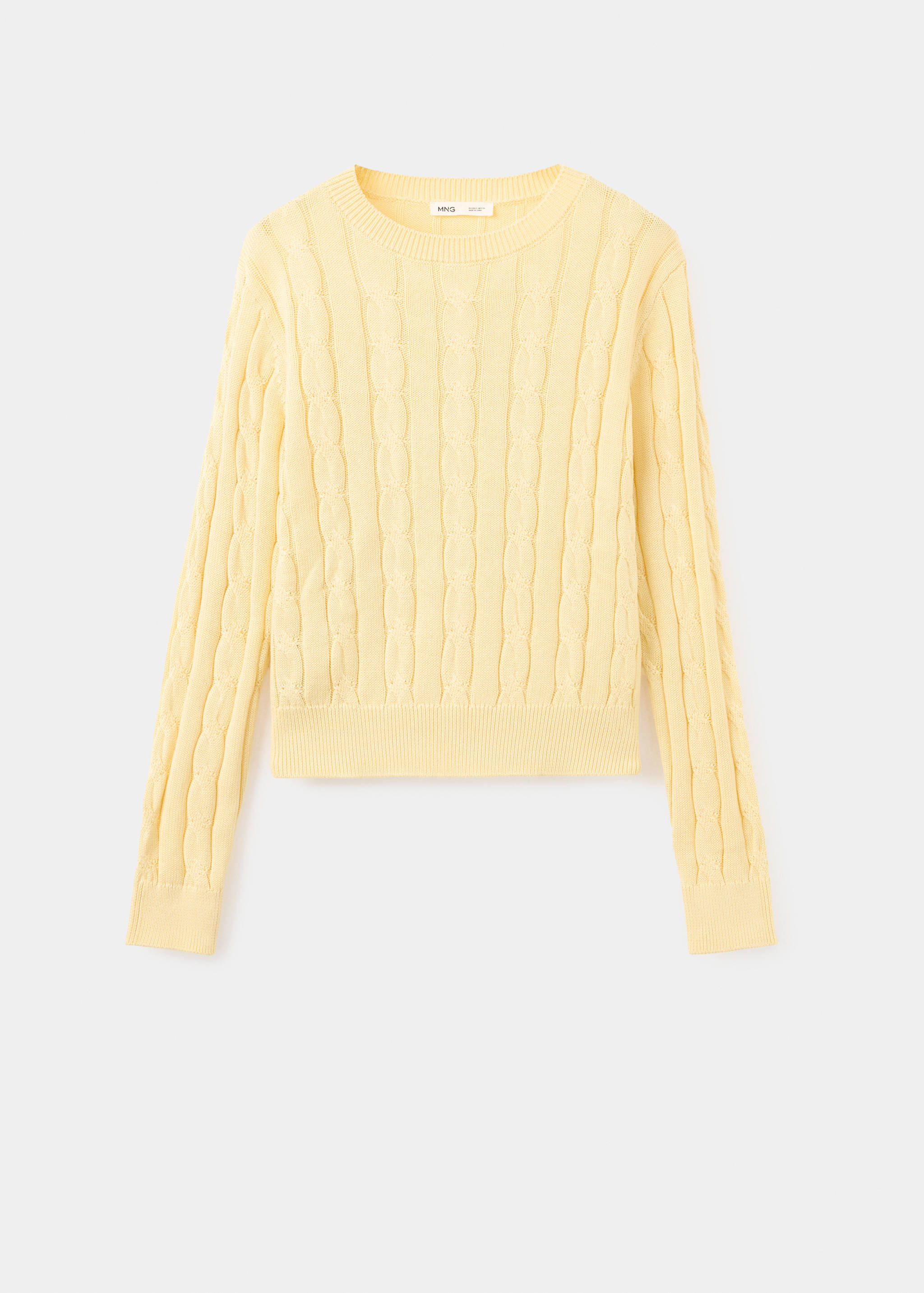 Jersey punto trenzado - Artículo sin modelo