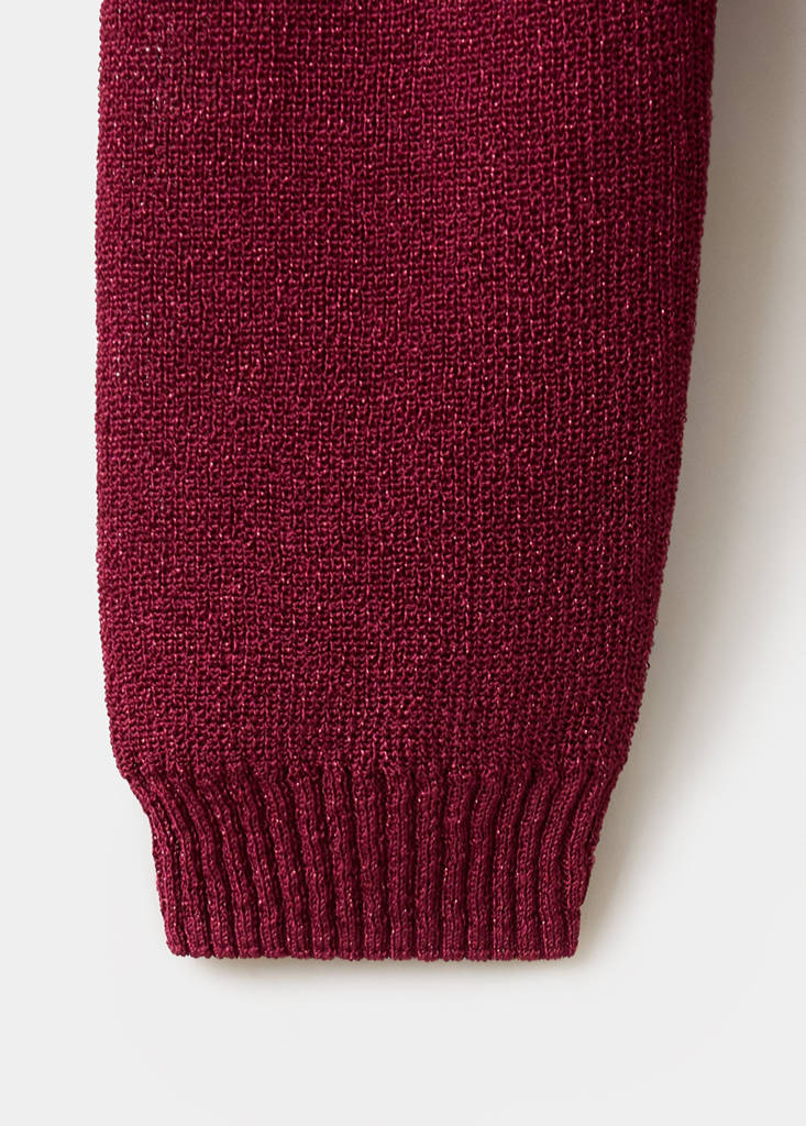 Lurex knitted sweater — Strawberry