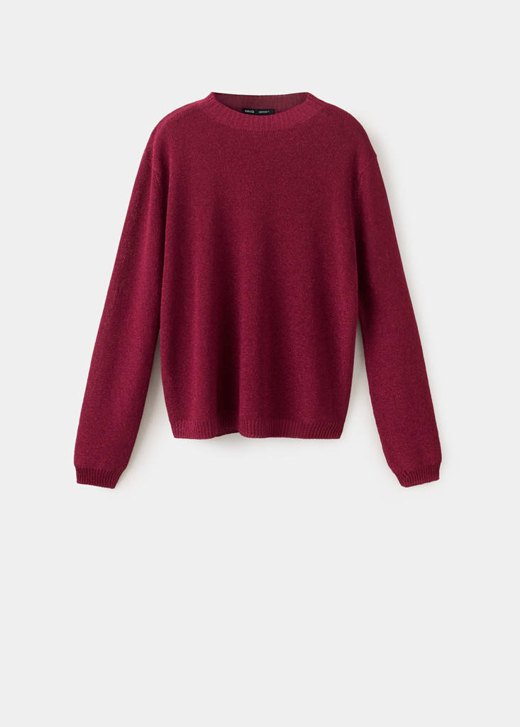Lurex knitted sweater — Strawberry