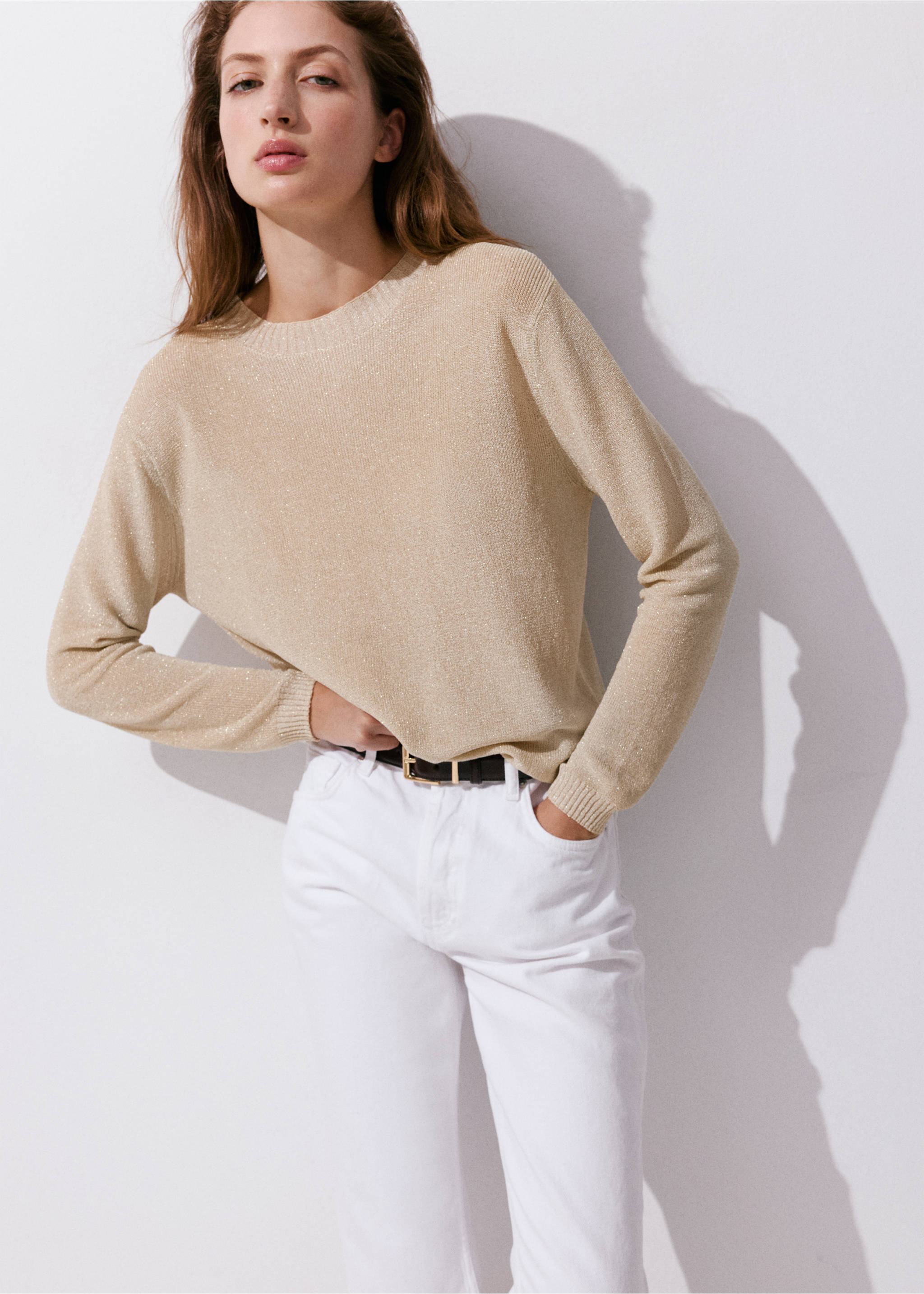 Sweater klong - Средний план, Золото. Ref: 37004083-00.