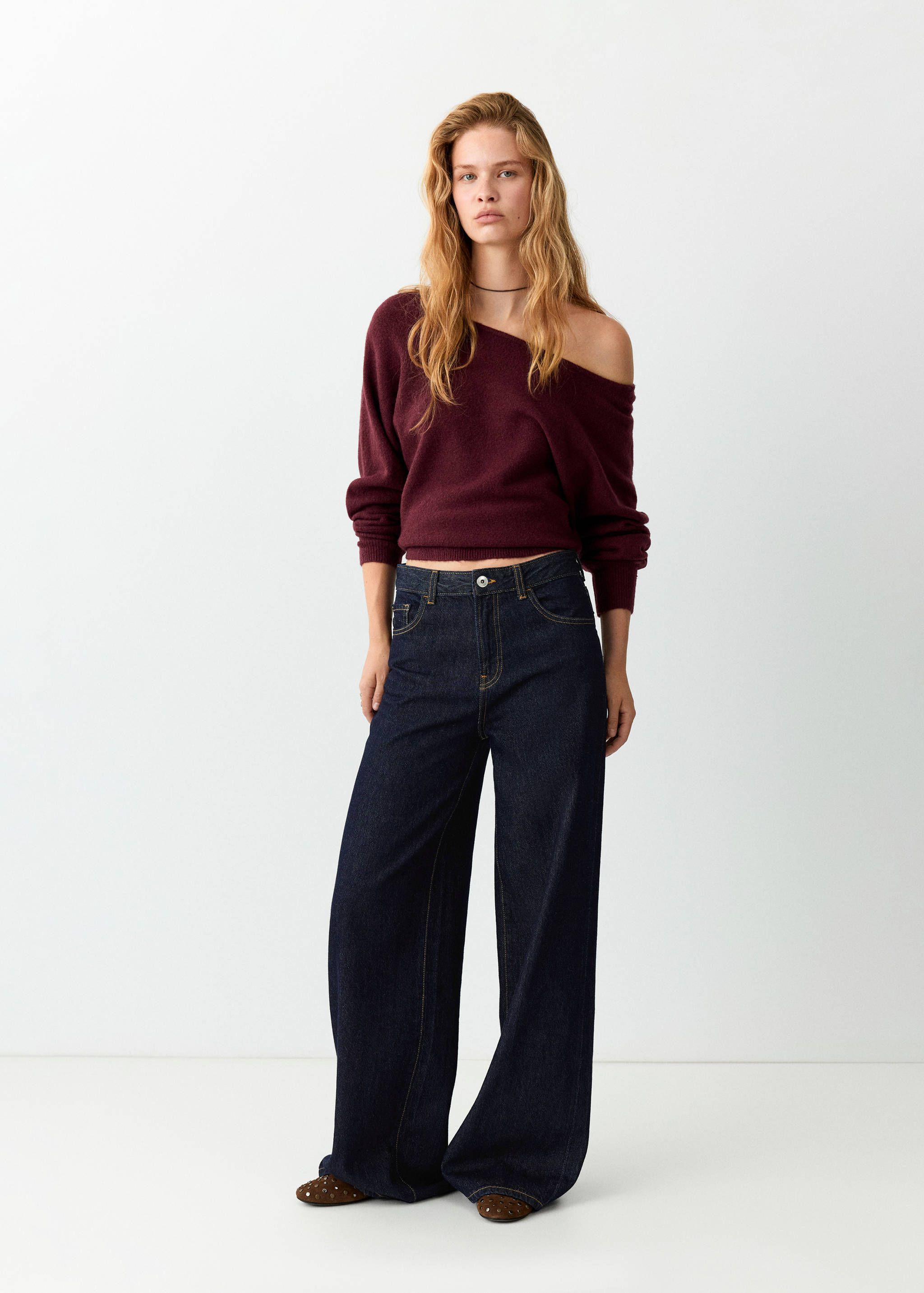 Jean low waist wide leg - Plan général