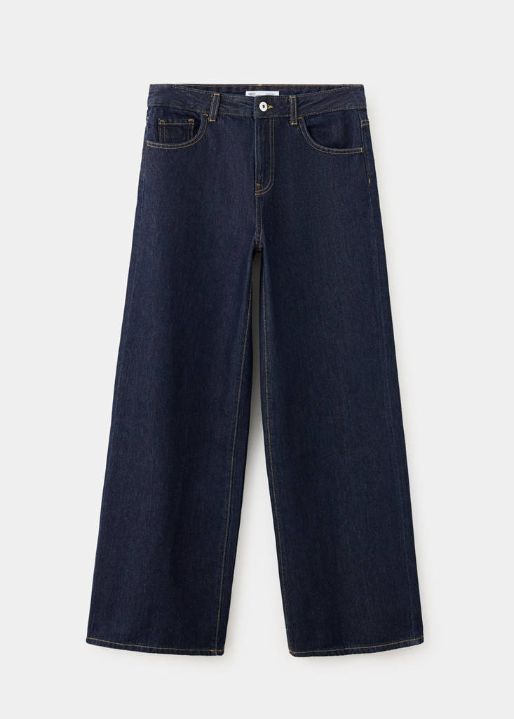 High-waisted wide-leg jeans — Open Blue