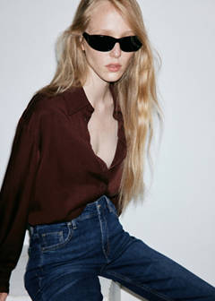 Sienna flared cropped jeans — Dark Blue 5