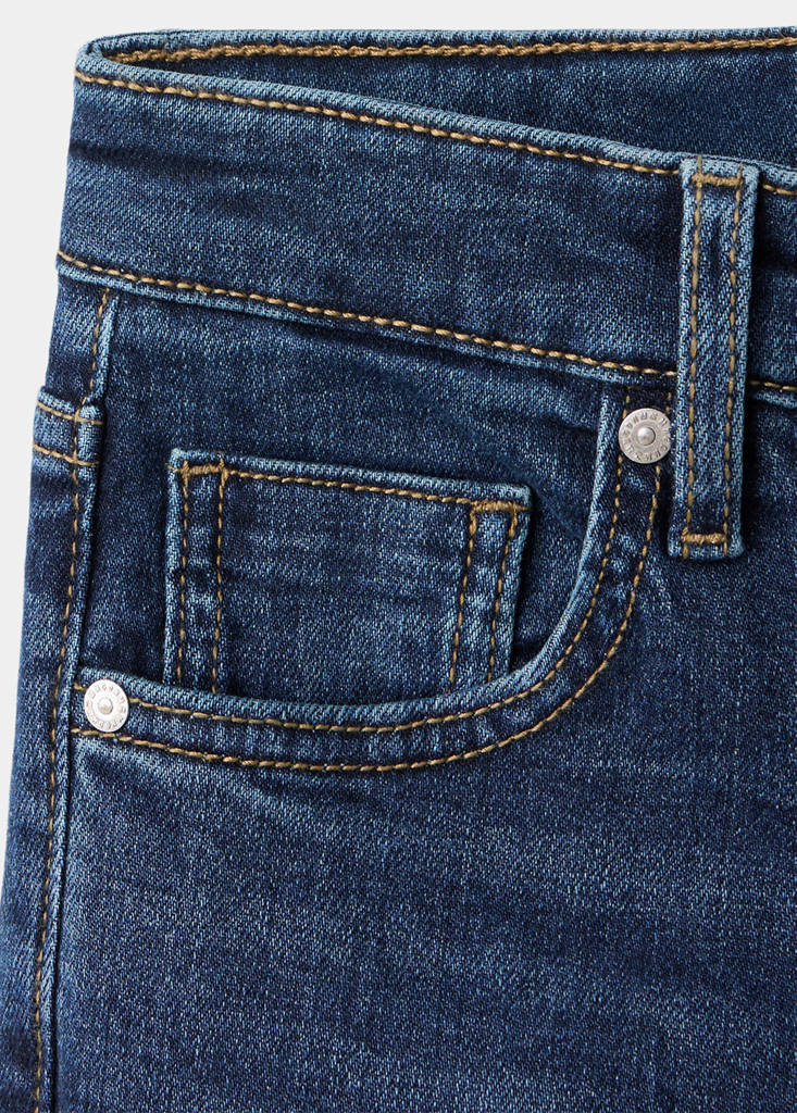 Sienna flared cropped jeans — Dark Blue