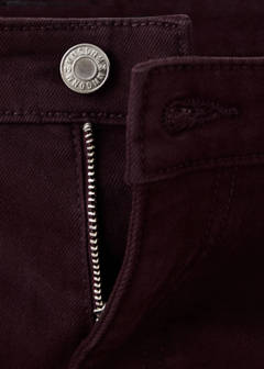Sienna flared cropped jeans — Wine 6