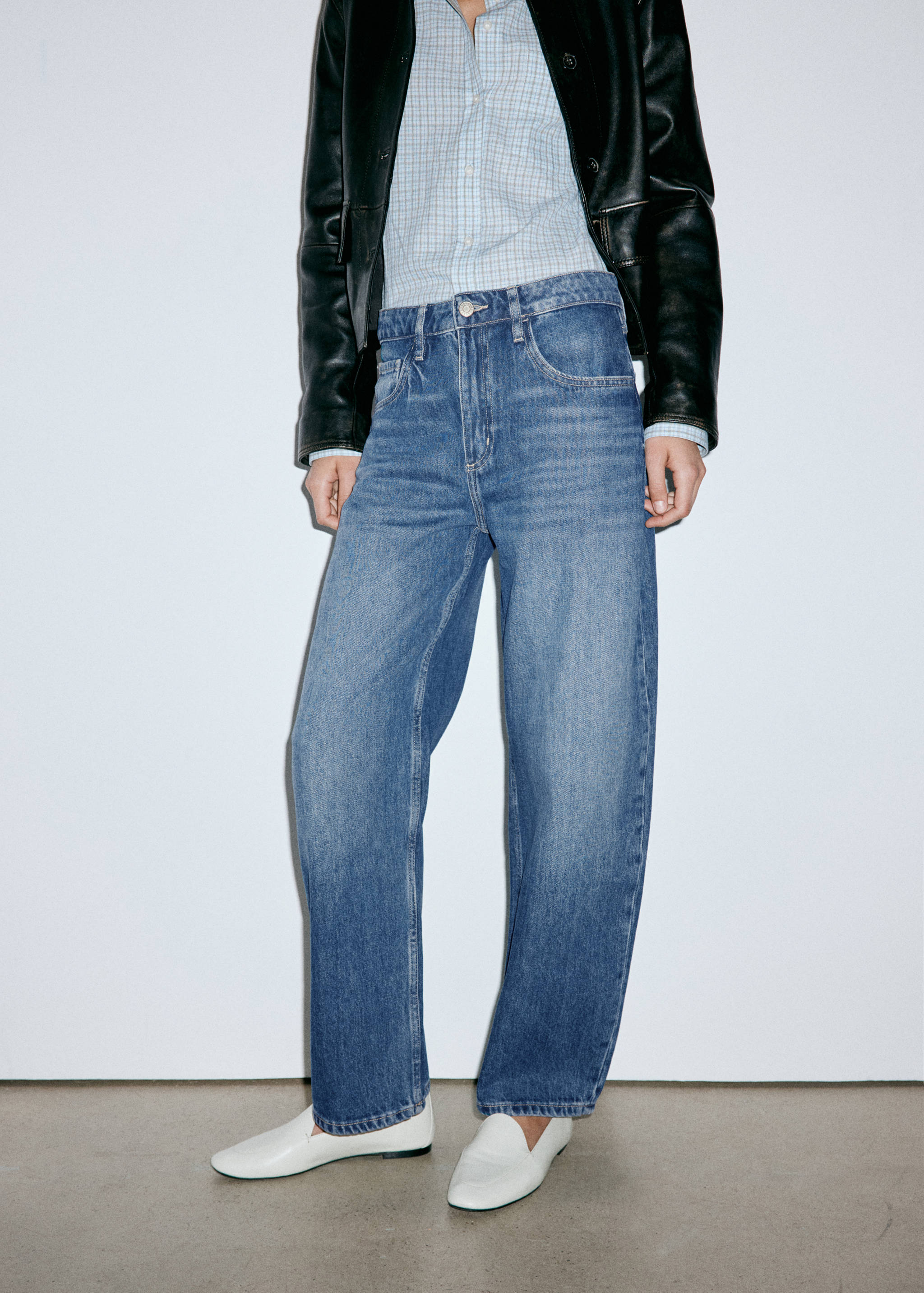 Jean balloon taille normale - Plan moyen