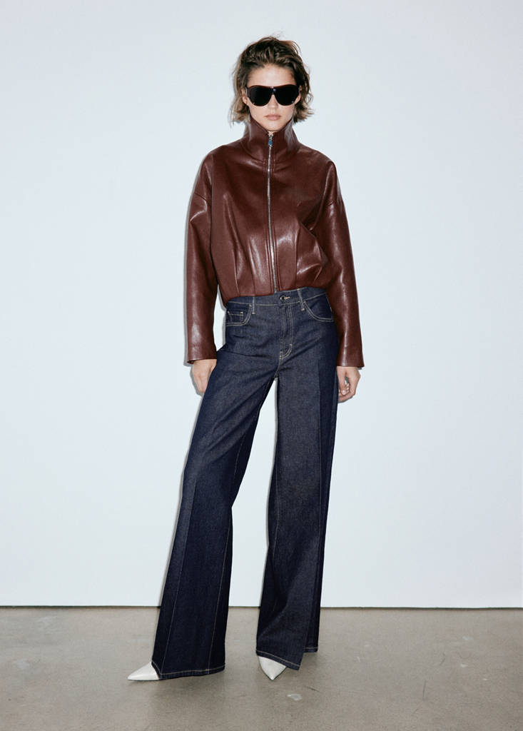High-waisted wideleg jeans — Open Blue