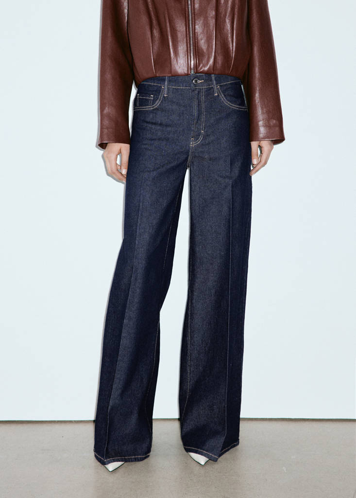 High-waisted wideleg jeans — Open Blue