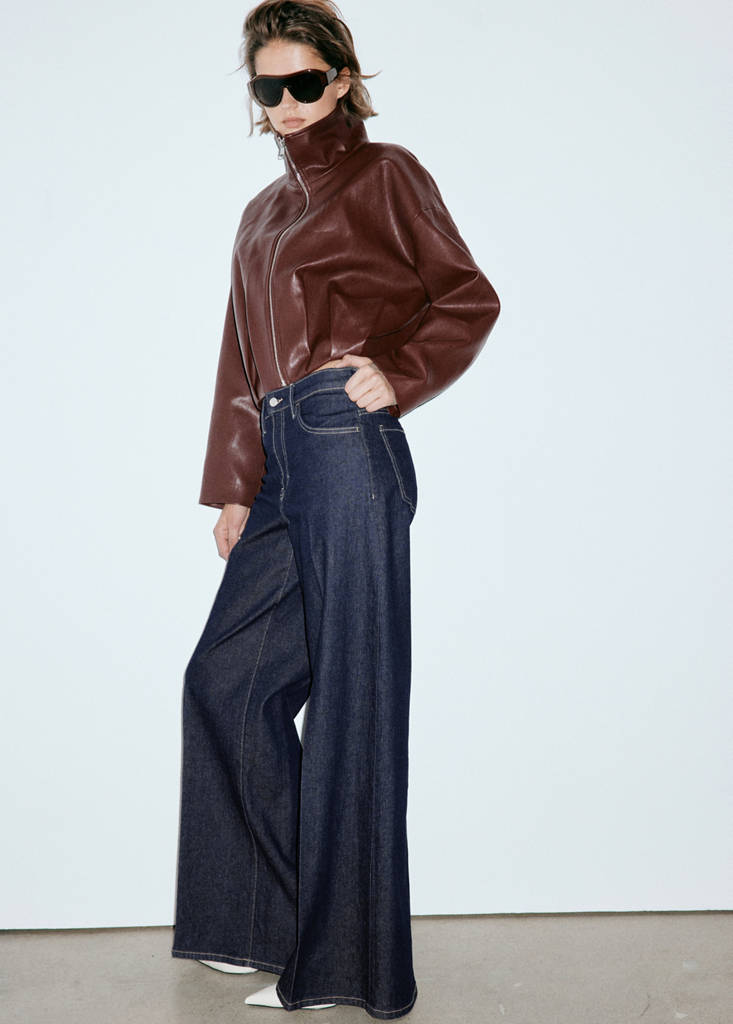High-waisted wideleg jeans — Open Blue