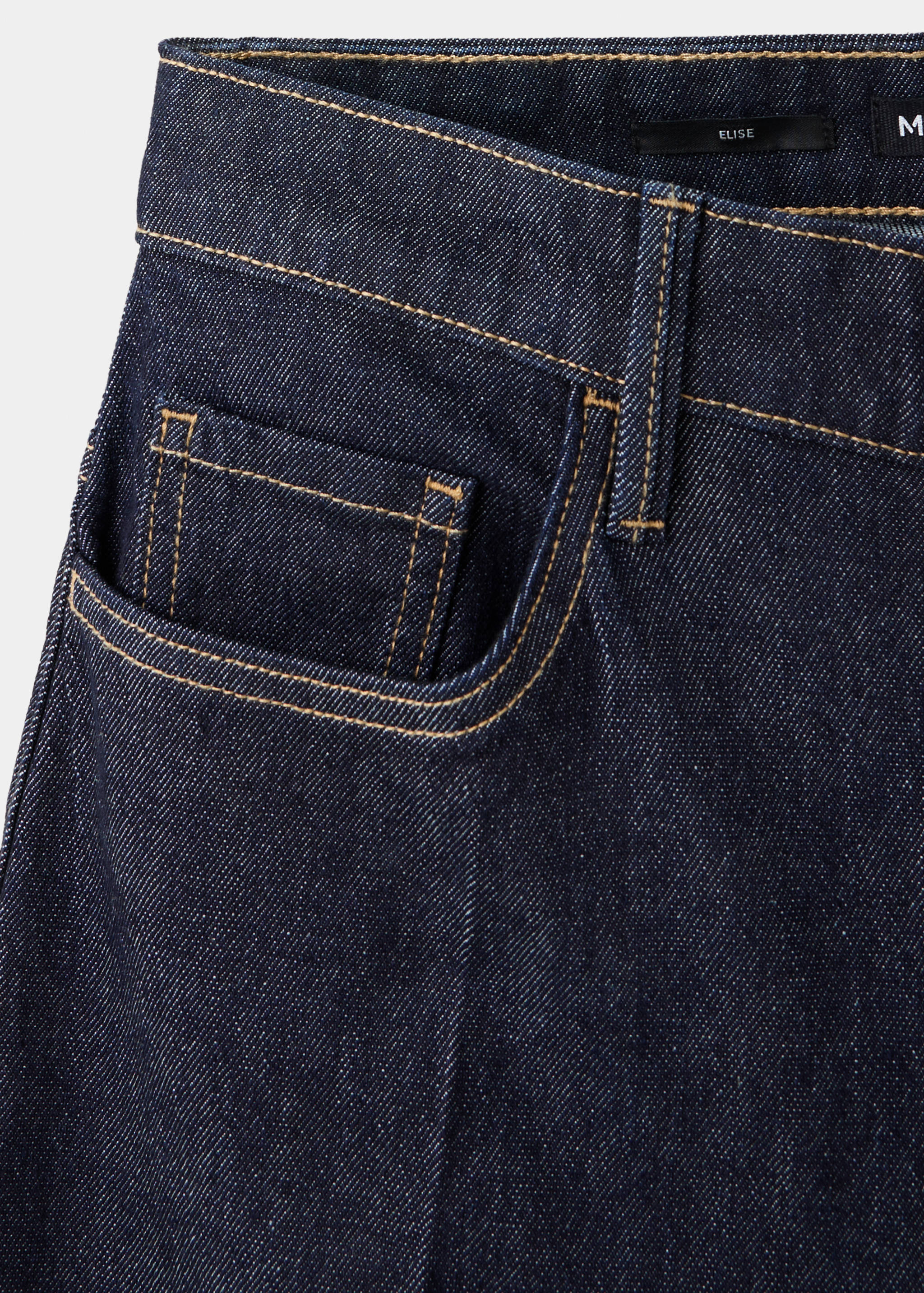 High-waisted wideleg jeans - Details of the article 0