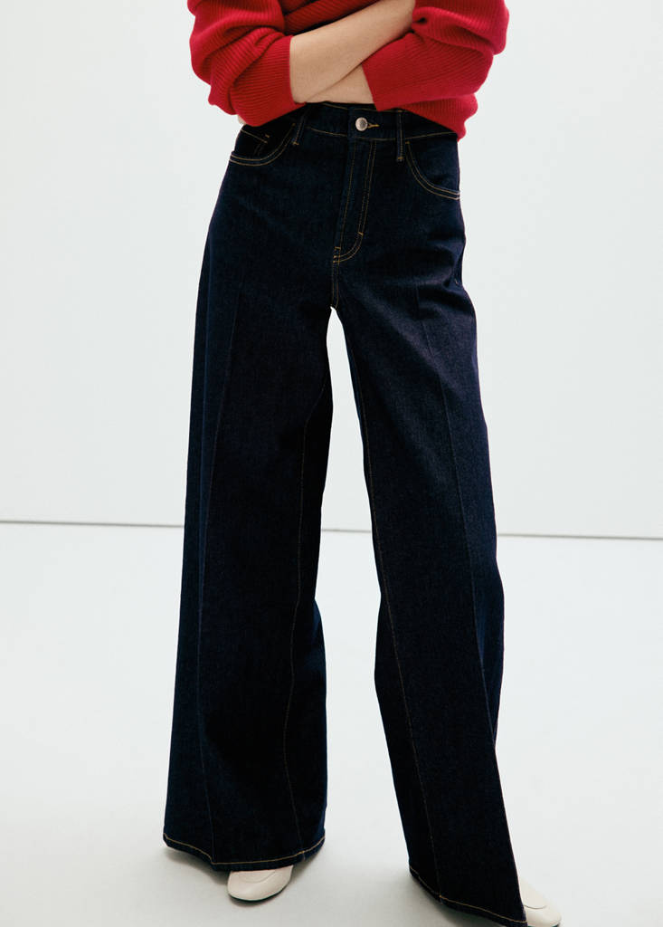 High-waisted wideleg jeans — Open Blue