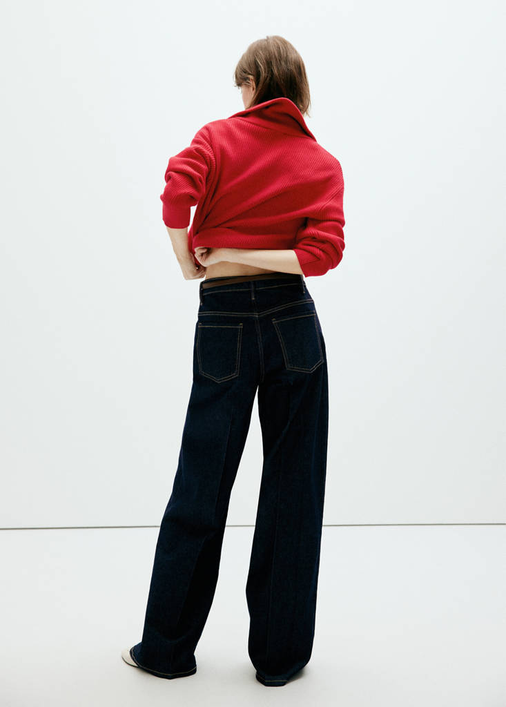 High-waisted wideleg jeans — Open Blue