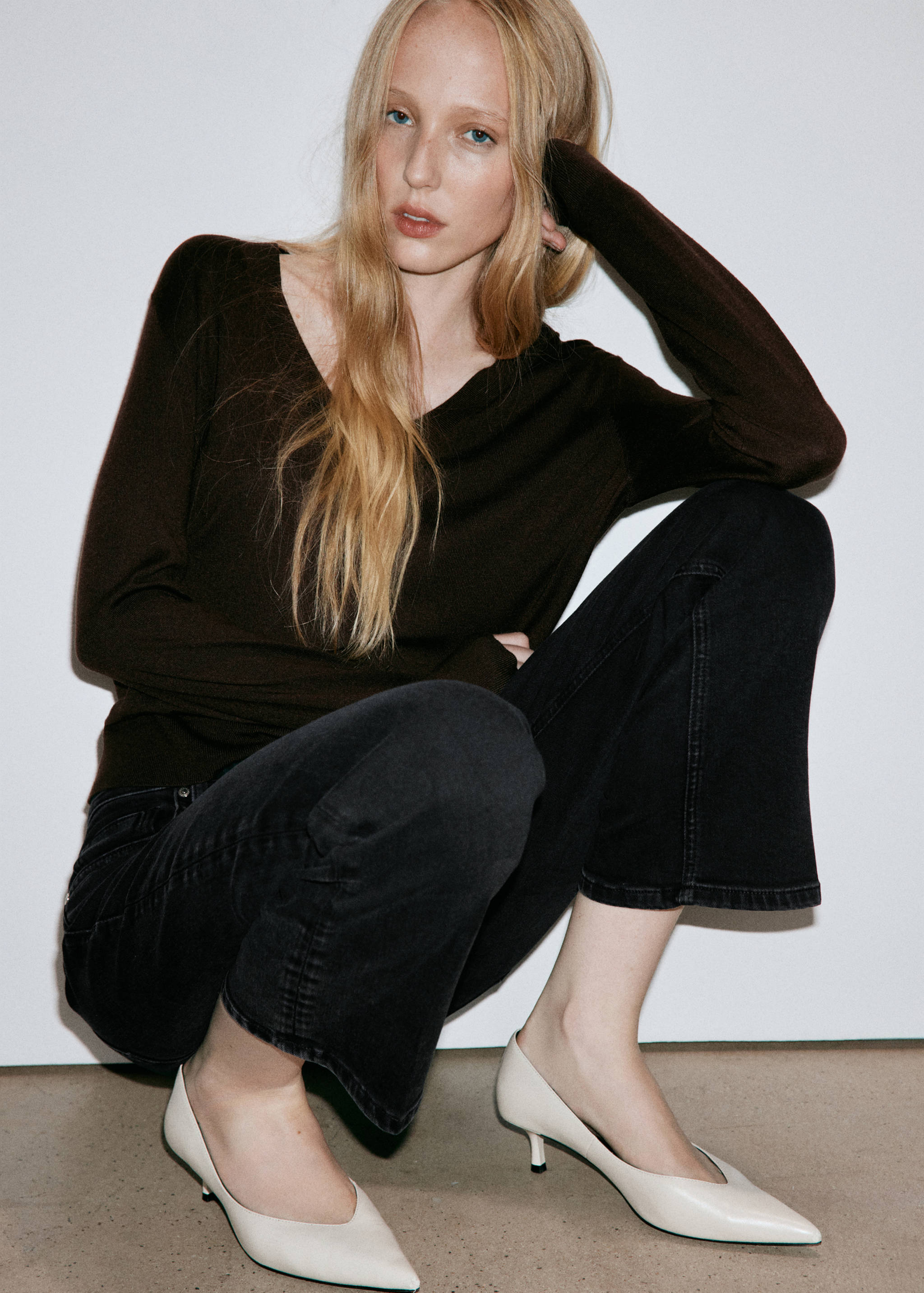 Sienna flared cropped jeans - Details of the article 2