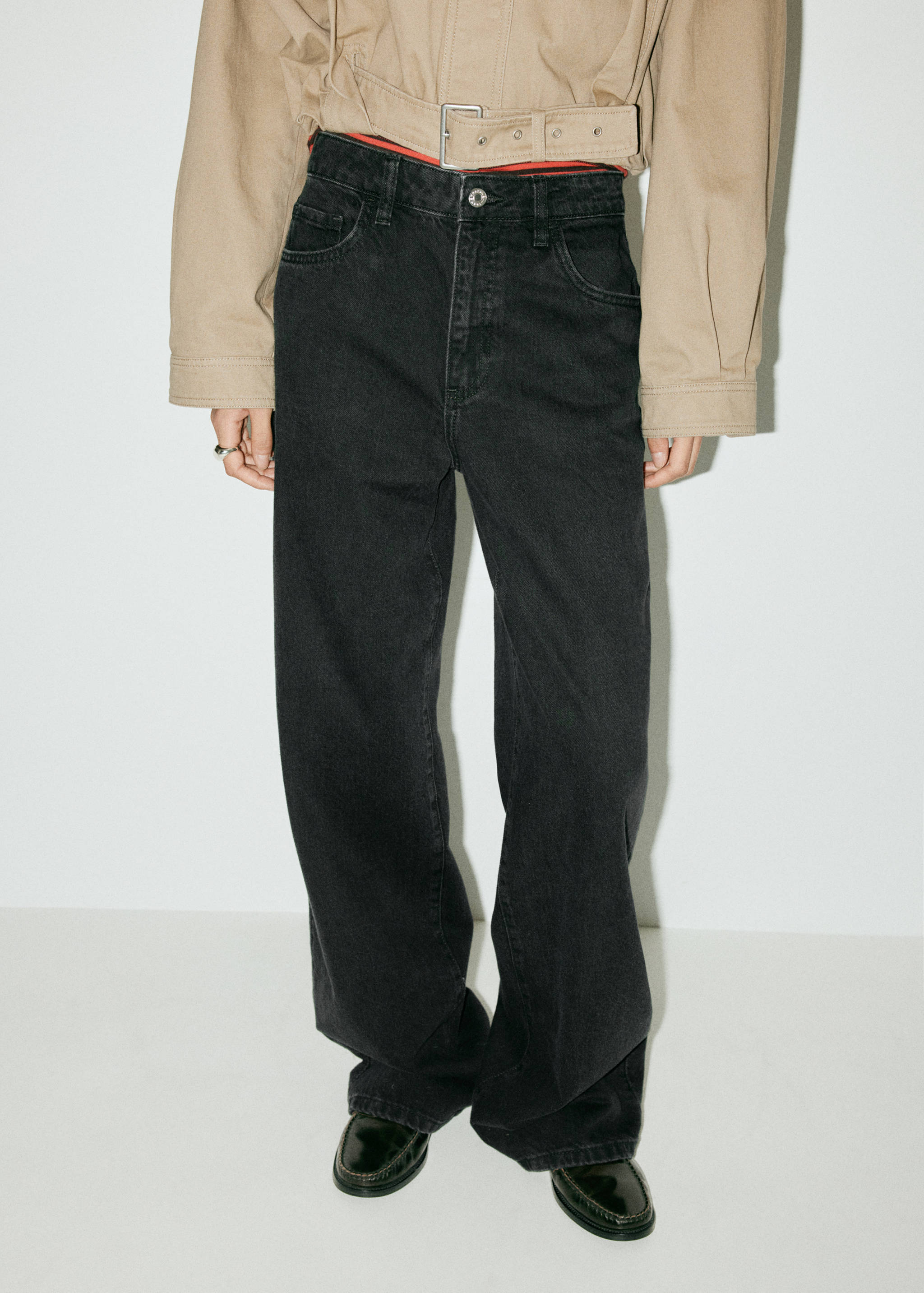 Danila high-waisted wide leg jeans - Medium plane
