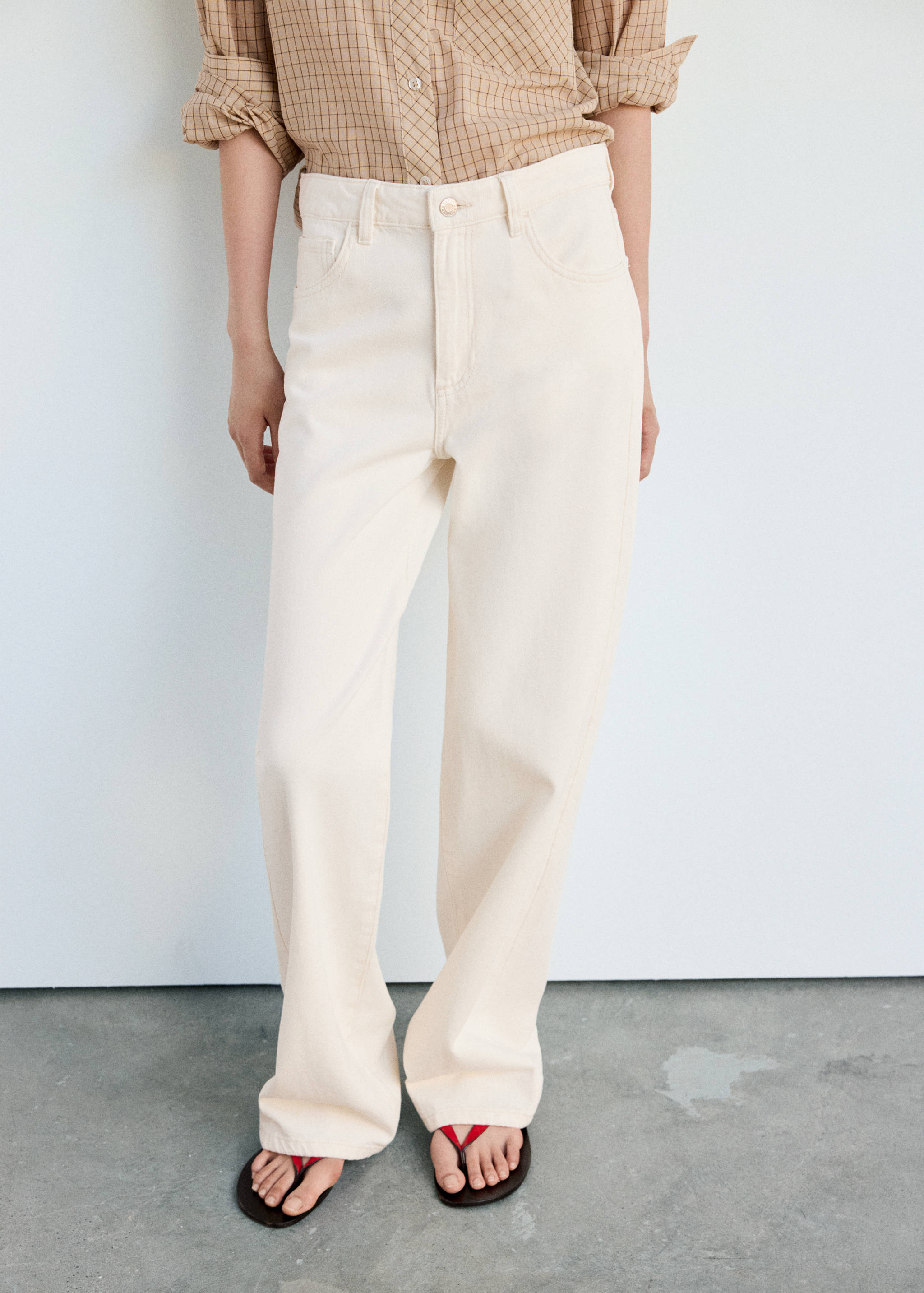 Danila high-waisted wide leg jeans - Medium plane
