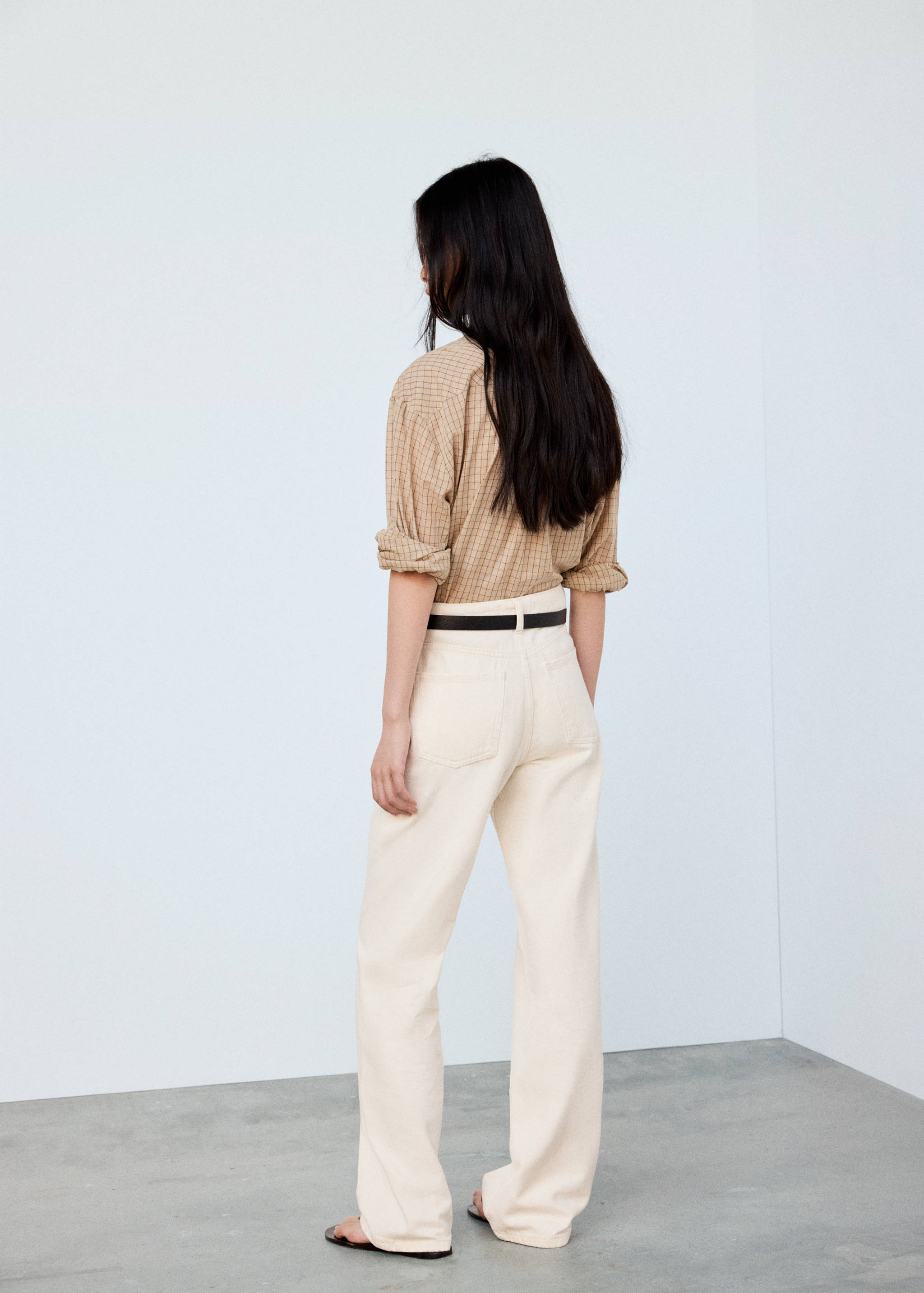 Danila high-waisted wide leg jeans - Reverse of the article