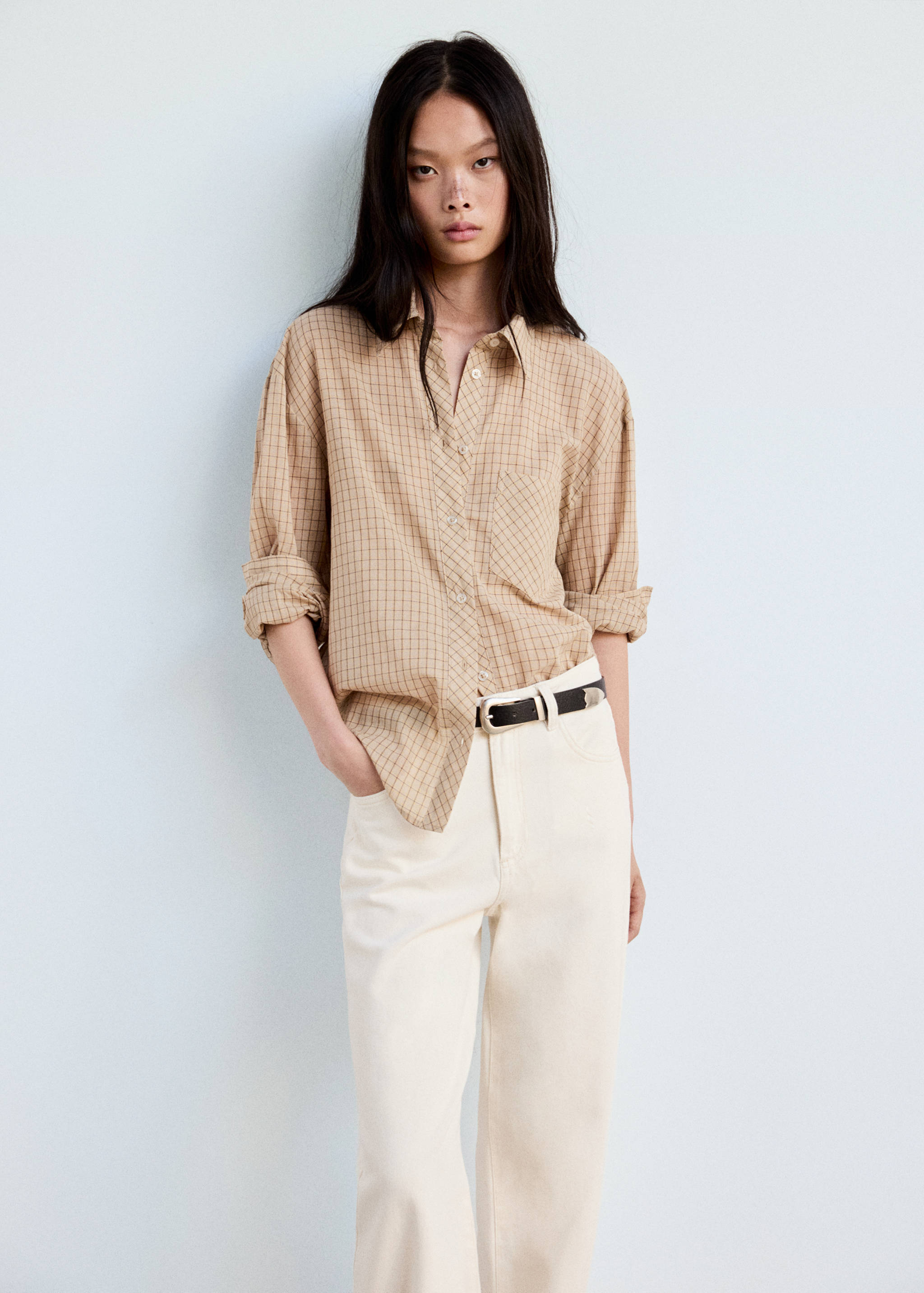 Danila high-waisted wide leg jeans - Details of the article 1