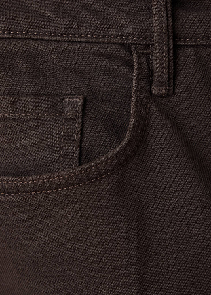 High-waisted wideleg jeans — Chocolate