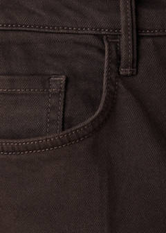 High-waisted wideleg jeans — Chocolate 7