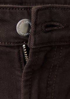 High-waisted wideleg jeans — Chocolate 8
