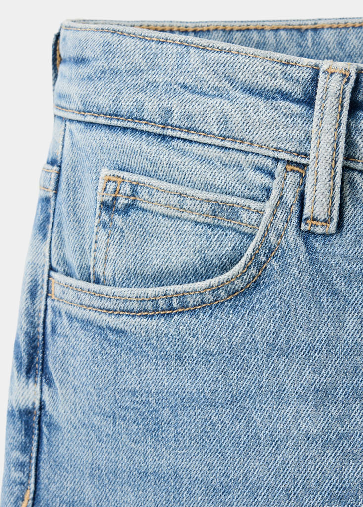 Newmom comfort high-rise jeans — Medium Blue