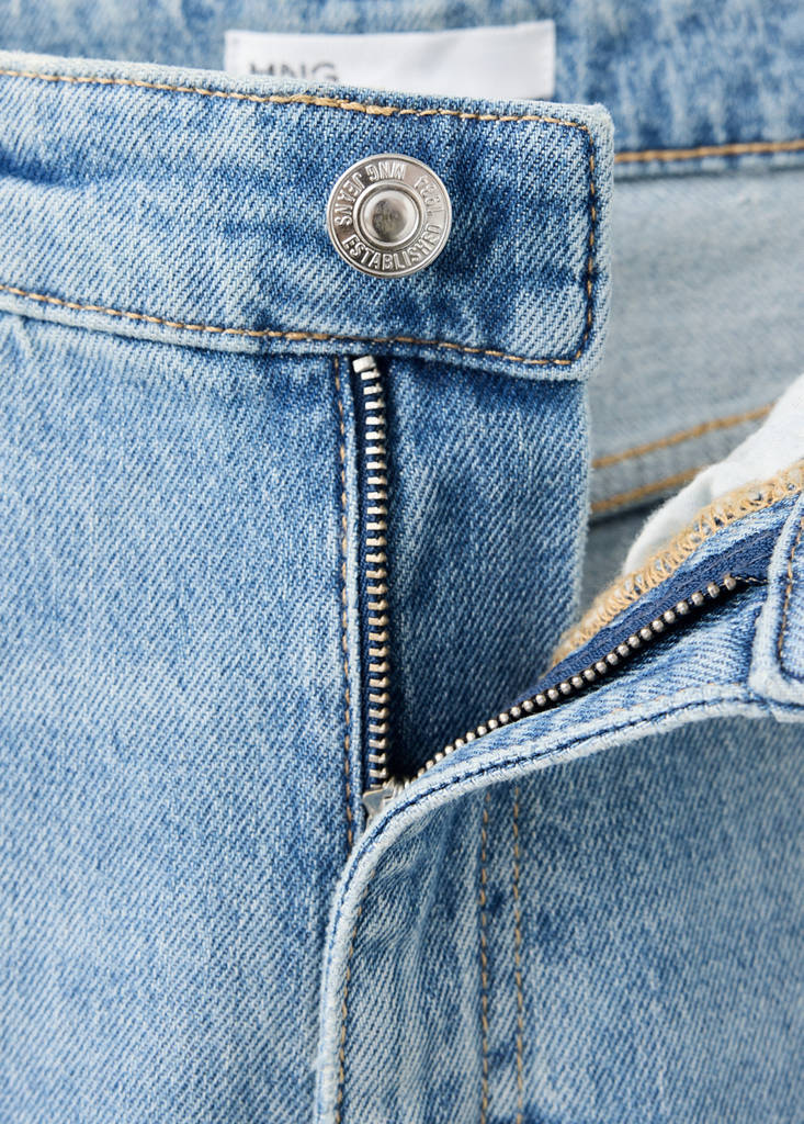 Newmom comfort high-rise jeans — Medium Blue