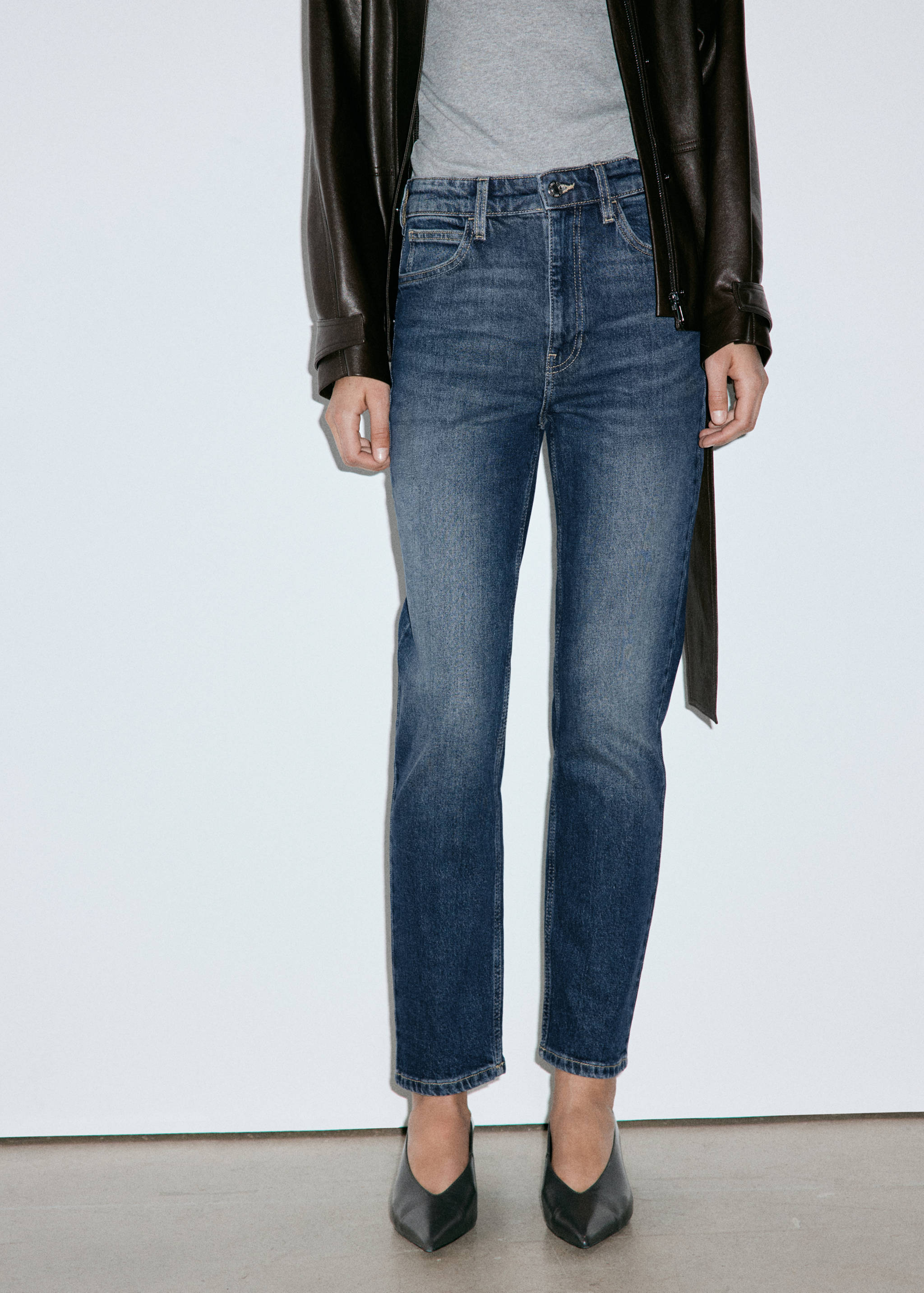 Newmom comfort high-rise jeans - Medium plane