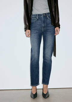 Newmom comfort high-rise jeans — Dark Blue 1