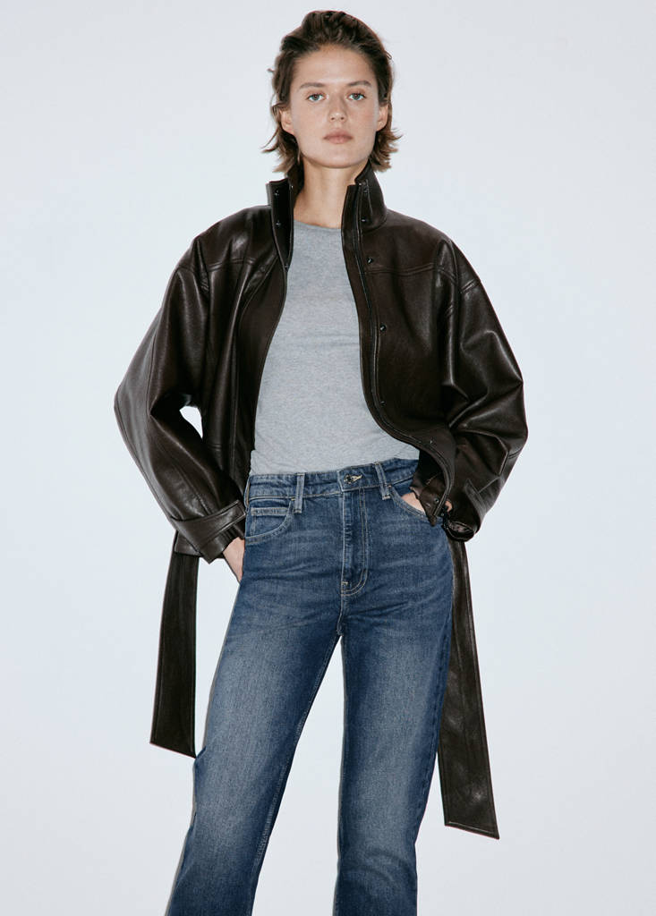 Newmom comfort high-rise jeans — Dark Blue