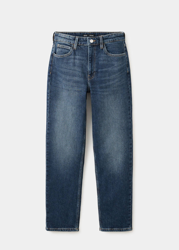 Newmom comfort high-rise jeans — Dark Blue