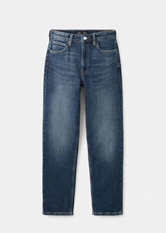 Newmom comfort high-rise jeans — Dark Blue 9