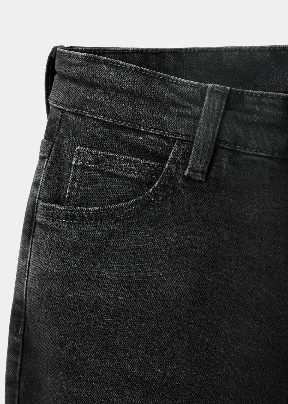 Newmom comfort high-rise jeans — Black denim