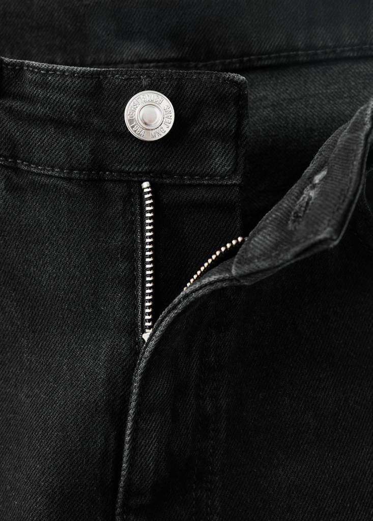 Newmom comfort high-rise jeans — Black denim